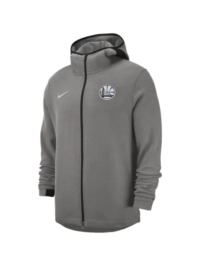Nike Showtime Golden State Warriors Zip Hoodie In Pattern