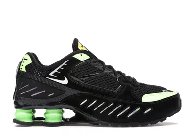Pre-owned Nike Shox Enigma (women's) Sneakers In Black/lime Blast