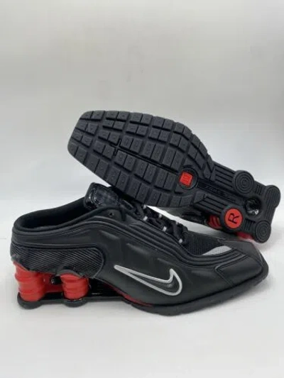 Pre-owned Nike Shox Mr4 Black Silver Red Shoes (dq2401 001) Women's Size 8