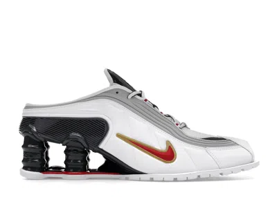 Pre-owned Nike Shox Mr4 Mule Martine Rose (women's) Sneakers In White/varsity Red/metallic Platinum