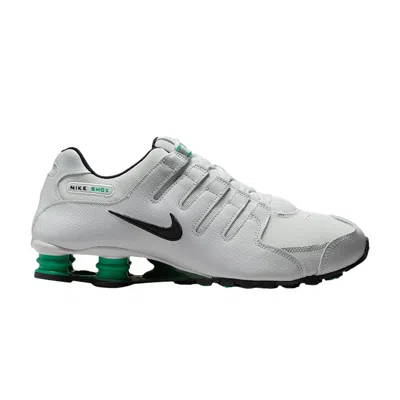 Pre-owned Nike Shox Nz 'grey Fog Stadium Green' | Men's Size 11 In Gray