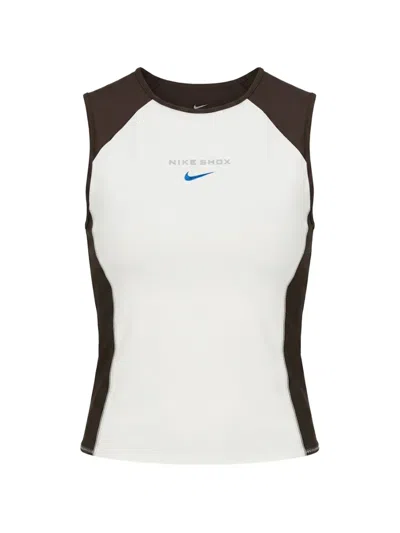 Nike Shox Panelled Tank Top In White