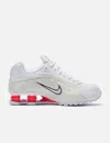 Nike Shox R4 Rubber-trimmed Shell Sneakers In White
