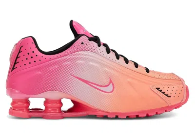 Pre-owned Nike Shox R4 Ab Black (women's) Sneakers In Hyper Pink/pink Foam