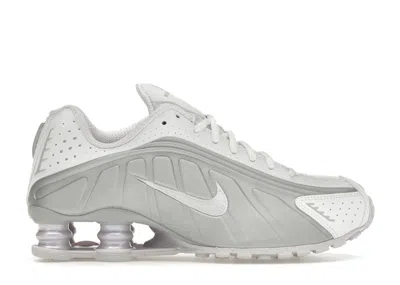 Pre-owned Nike Shox R4 Barely Grape (women's) Sneakers In White/metallic Platinum/platinum Tint