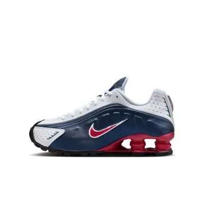Nike Shox R4 Big Kids' Shoes In Blue