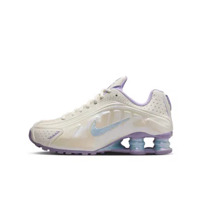 Nike Babies' Shox R4 Big Kids' Shoes In White