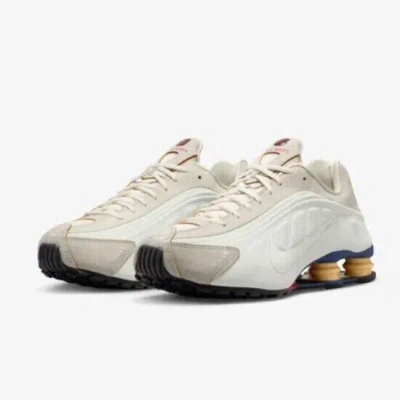 Pre-owned Nike Shox R4 'design By Korea' Phantom & Iron Ore (hq3531-099) Expeditedship In Light Bone