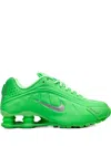 Nike Shox R4 Sneaker In Green