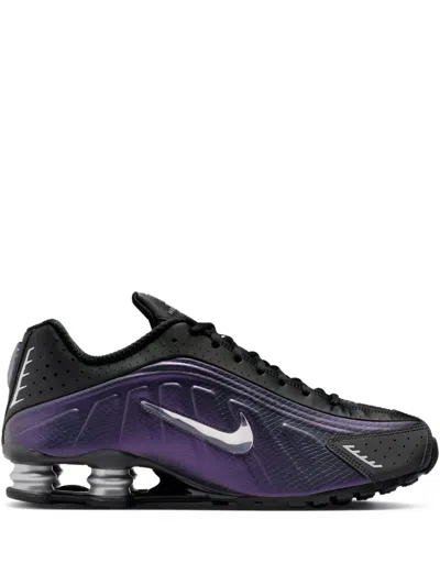 Nike Shox R4 Lace-up Sneakers In Black