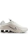 Nike Shox R4 Leather-suede Sneakers