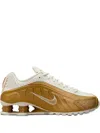 Nike Shox R4 Sneaker In Gold