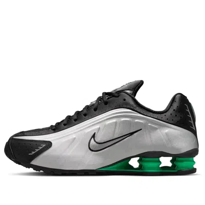 NIKE NIKE SHOX R4 'METALLIC SILVER GREEN SHOCK'