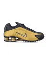Nike Shox R4 Running In Gold