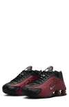 Nike Womens  Shox R4 In Black/silver/team Red