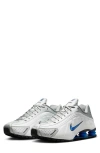 Nike Shox R4 Sneaker In White/racer Blue