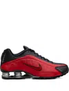 Nike Shox R4 Sneaker In Red