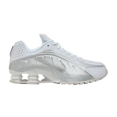 Pre-owned Nike Shox R4 'white Metallic Silver' 2024 | Men's Size 9