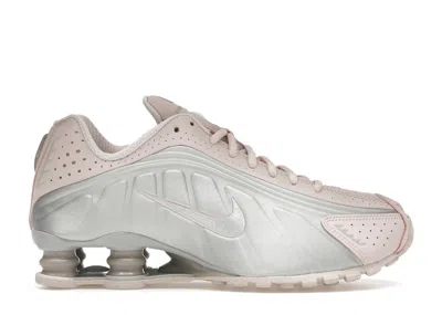 Pre-owned Nike Shox R4 (women's) Sneakers In Barely Rose/metallic Platinum