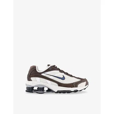 Nike Shox Ride 2 Mesh And Leather Low-top Trainers In White