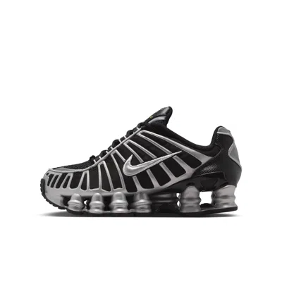 Nike Kids' Boys  Shox Tl In Black/volt/metallic Silver