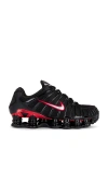 Nike Shox Tl Black University Red In Black