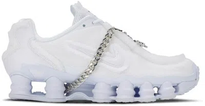 Pre-owned Nike Shox Tl Comme Des Garcons (women's) Sneakers In White