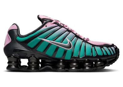 Pre-owned Nike Shox Tl Fade Watermelon (women's) Sneakers In Light Arctic Pink/off Noir/neptune Green