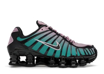 Pre-owned Nike Shox Tl Fade Watermelon (women's) Sneakers In Light Arctic Pink/off Noir/neptune Green