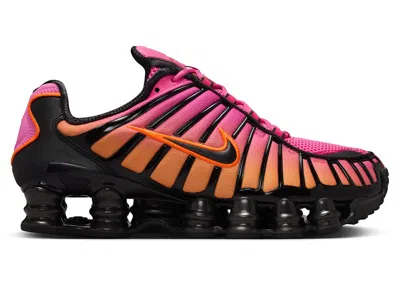 Pre-owned Nike Shox Tl Fade (women's) Sneakers In Pinksicle/metallic Black/total Orange