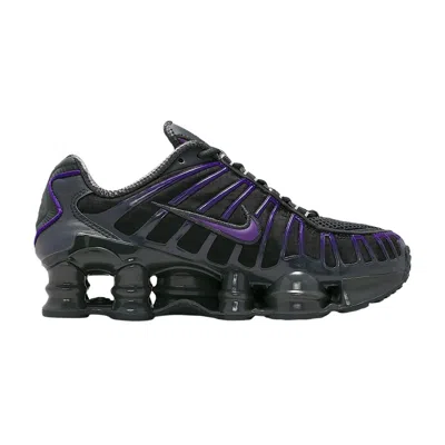 Pre-owned Nike Shox Tl Gs 'dark Smoke Grey Court Purple' | Black | Kid's Size 6.5