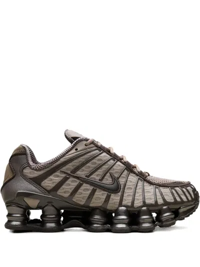 Nike Shox Tl "khaki" Sneakers In 褐色