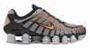 Nike Shox Tl Light Smoke Grey Black Bright Mandarin In Gray