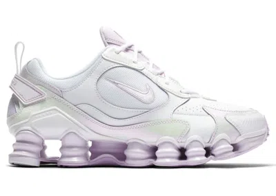Pre-owned Nike Shox Tl Nova (women's) Sneakers In White/barely Grape In Purple
