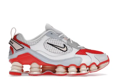 Pre-owned Nike Shox Tl Nova (women's) Sneakers In White/laser Crimson