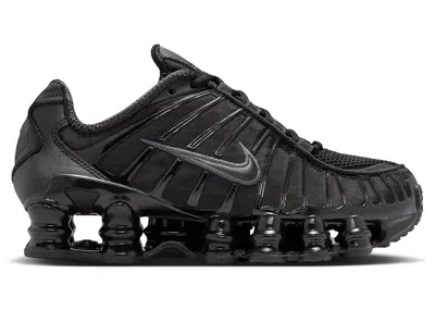 Pre-owned Nike Shox Tl Sneakers In Black/metallic Hematite/max Orange
