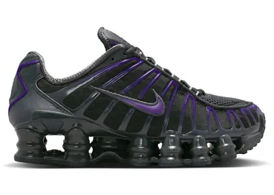 Pre-owned Nike Shox Tl Sneakers In Dark Smoke Grey/court Purple