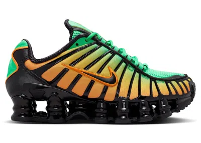 Pre-owned Nike Shox Tl Sneakers In Green Shock/bright Ceramic/black