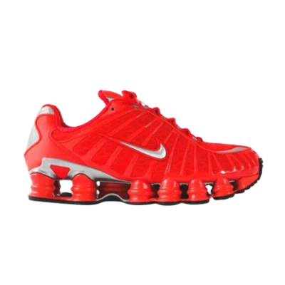 Pre-owned Nike Shox Tl 'speed Red' Bv1127-600 In Speed Red/metallic Silver