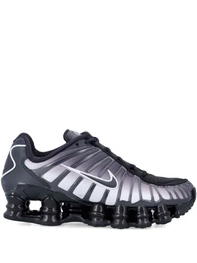 Nike Shox Tl Swoosh Detail Trainers In Black