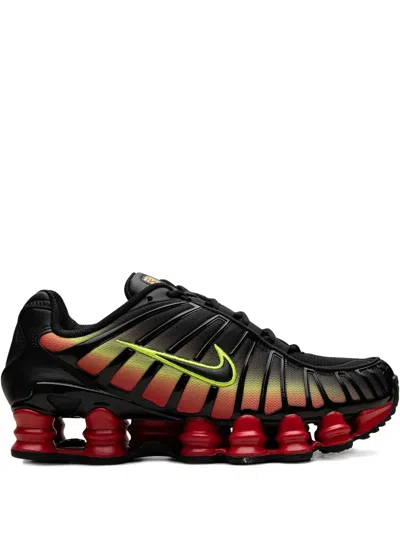 NIKE SHOX TL "VOLT FIRE RED" SNEAKERS