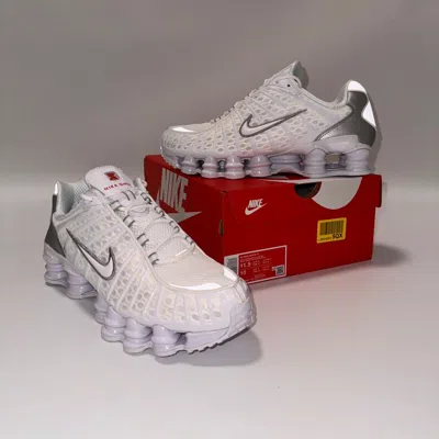 Pre-owned Nike Shox Tl White Eu 43 | 44,5 | 45 | 45,5 | 46 Herren Sneaker Neu Ovp In Weiss