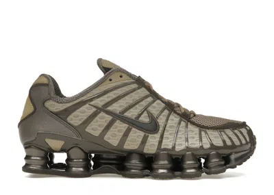 Pre-owned Nike Shox Tl (women's) Sneakers In Khaki/ironstone/off Noir In Multi