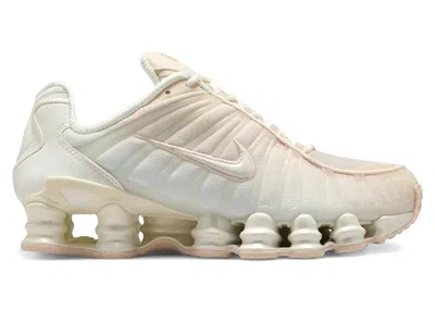 Pre-owned Nike Shox Tl (women's) Sneakers In Pearl White/soft Pearl/particle Pink