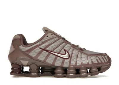 Pre-owned Nike Shox Tl (women's) Sneakers In Pumice/night Maroon In Multi