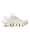 Nike Shox Tl Pearlised Sneakers In White