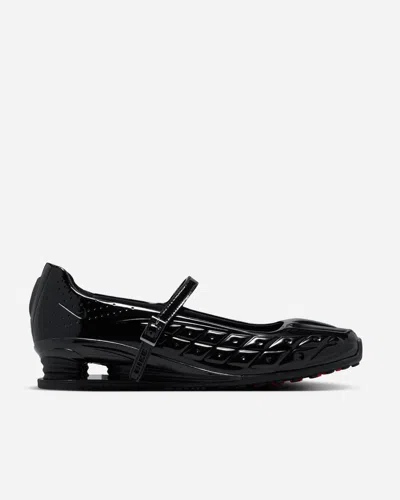 Nike Shox Calistra Patent Leather Mary Jane Trainers With Swoosh Logo In Multi