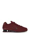 Nike Shox Z Sneakers In Burgundy