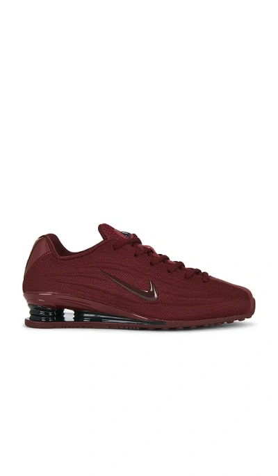 Nike Shox Z Sneakers In Burgundy
