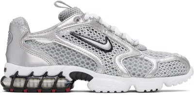 Nike Silver Air Zoom Spiridon Cage 2 Sneakers